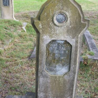 SCHOLTZ Elizabeth Maria -1926