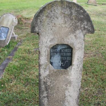 SCHOLTZ Hermanus Ewert 1896-1924