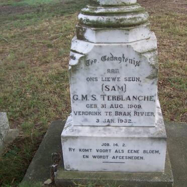 TERBLANCHE G.M.S. 1909-1932