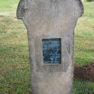 SCHOLTZ Christian Jacobus 1898-1923