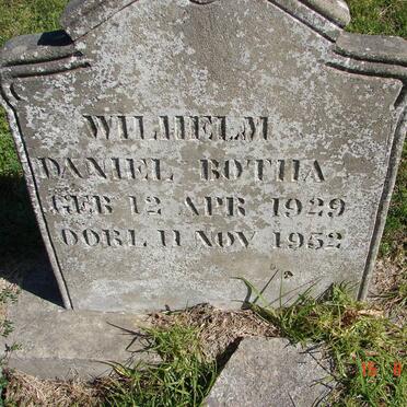 BOTHA Wilhelm Daniel 1929-1952
