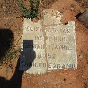 RENSBURG Elizabeth, Janse van 1958-19??