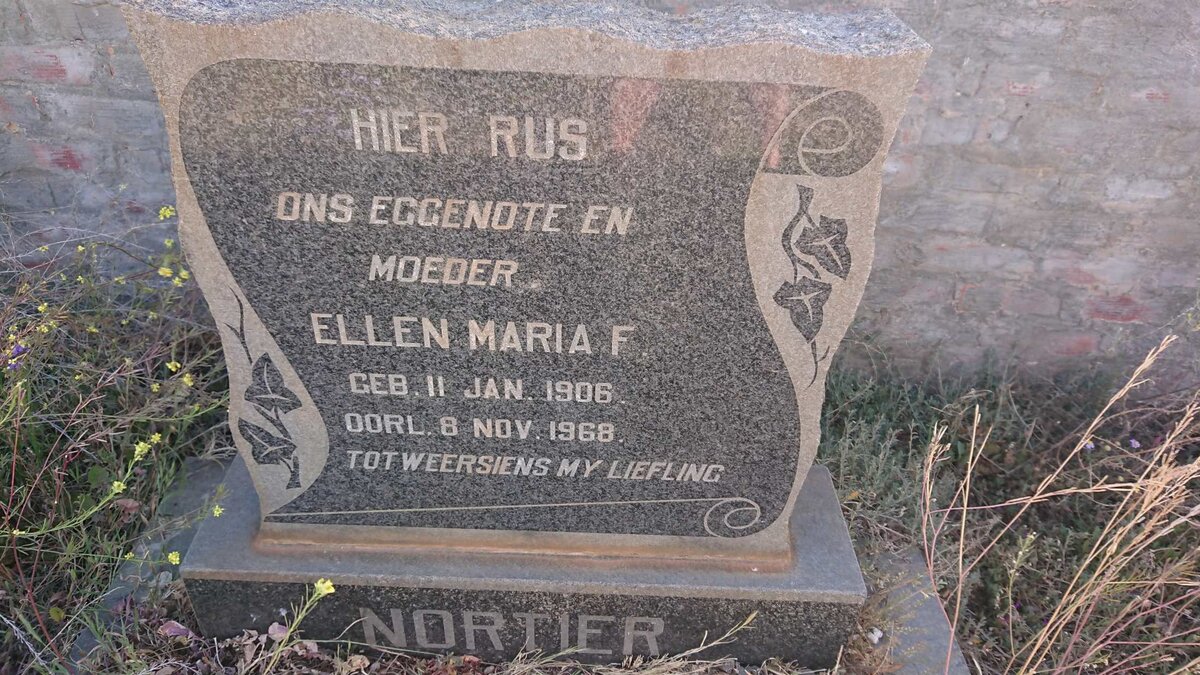 NORTIER Ellen Maria F. 1906-1968