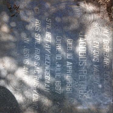 KOEN Jacobus Petrus 1881-1967 &amp; Emmerenthia W. 1890-1971