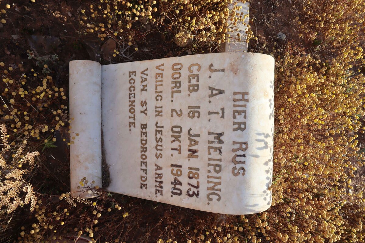 MEIRING J.A.T. 1873-1940