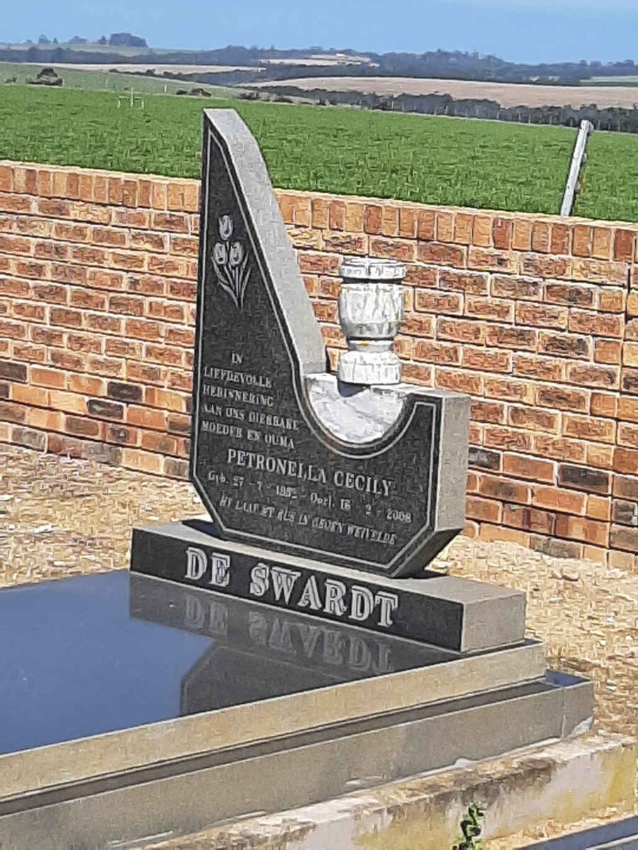 SWARDT Petronella Cecily, de  -2008