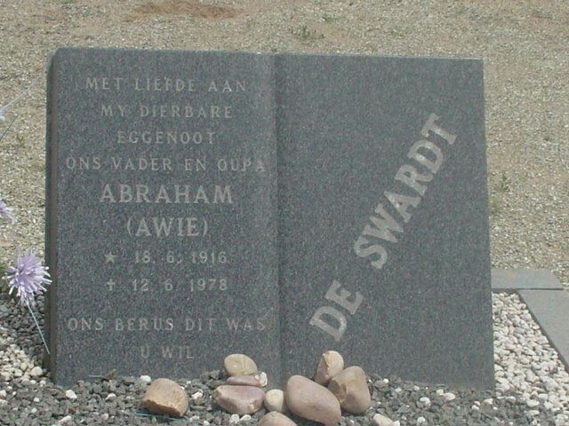 SWARDT Abraham, de 1916-1978