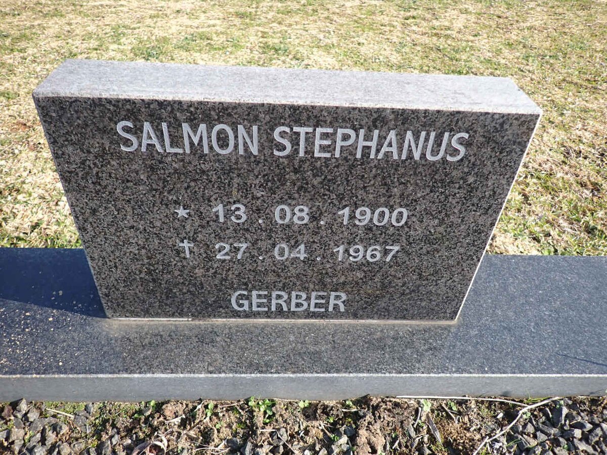 GERBER Salmon Stephanus 1900-1967