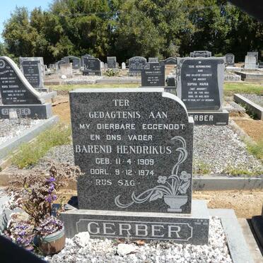 GERBER Barend Hendrikus 1909-1974