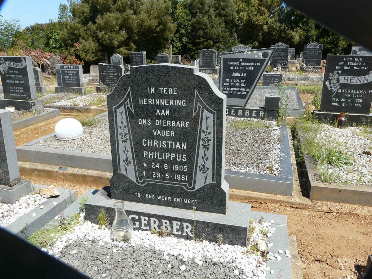 GERBER Christian Philippus 1905-1981