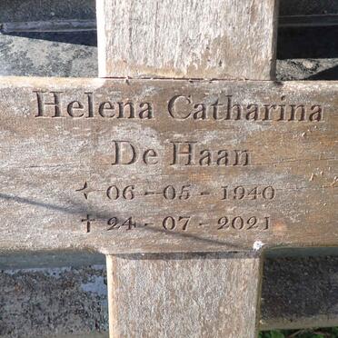 HAAN Helena Catharina, de 1940-2021