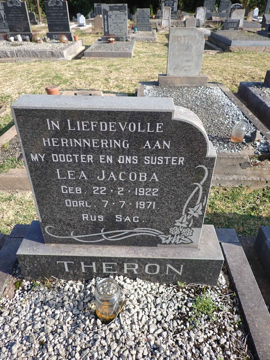 THERON Lea Jacoba 1922-1971