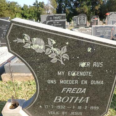 BOTHA Freda 1932-1999