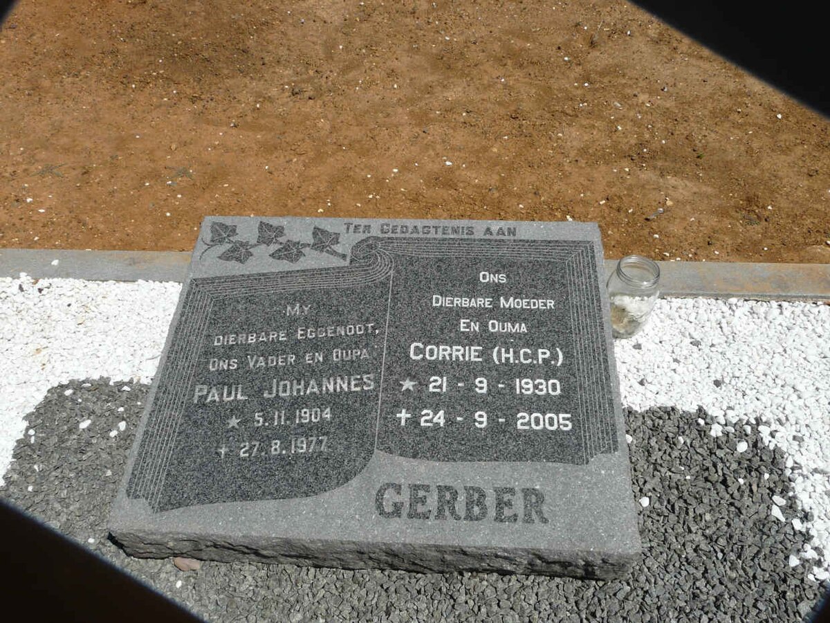 GERBER Paul Johannes 1904-1977 &amp; H.C.P. 1930-2005