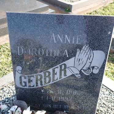 GERBER Annie Dorothea 190?-1993 