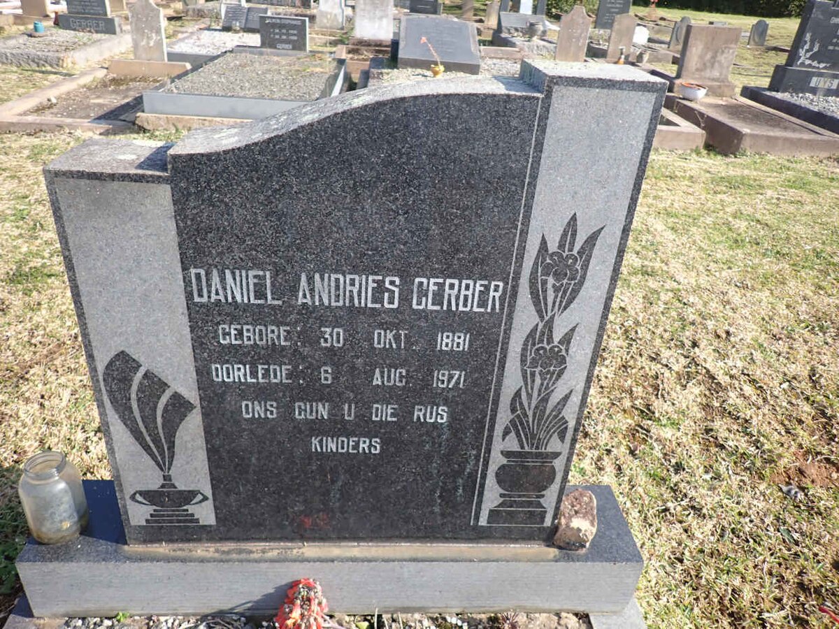 GERBER Daniel Andries 1881-1971