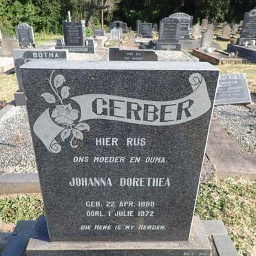 GERBER Johanna Dorethea 1888-1972