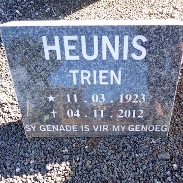 HEUNIS Trien 1923-2012