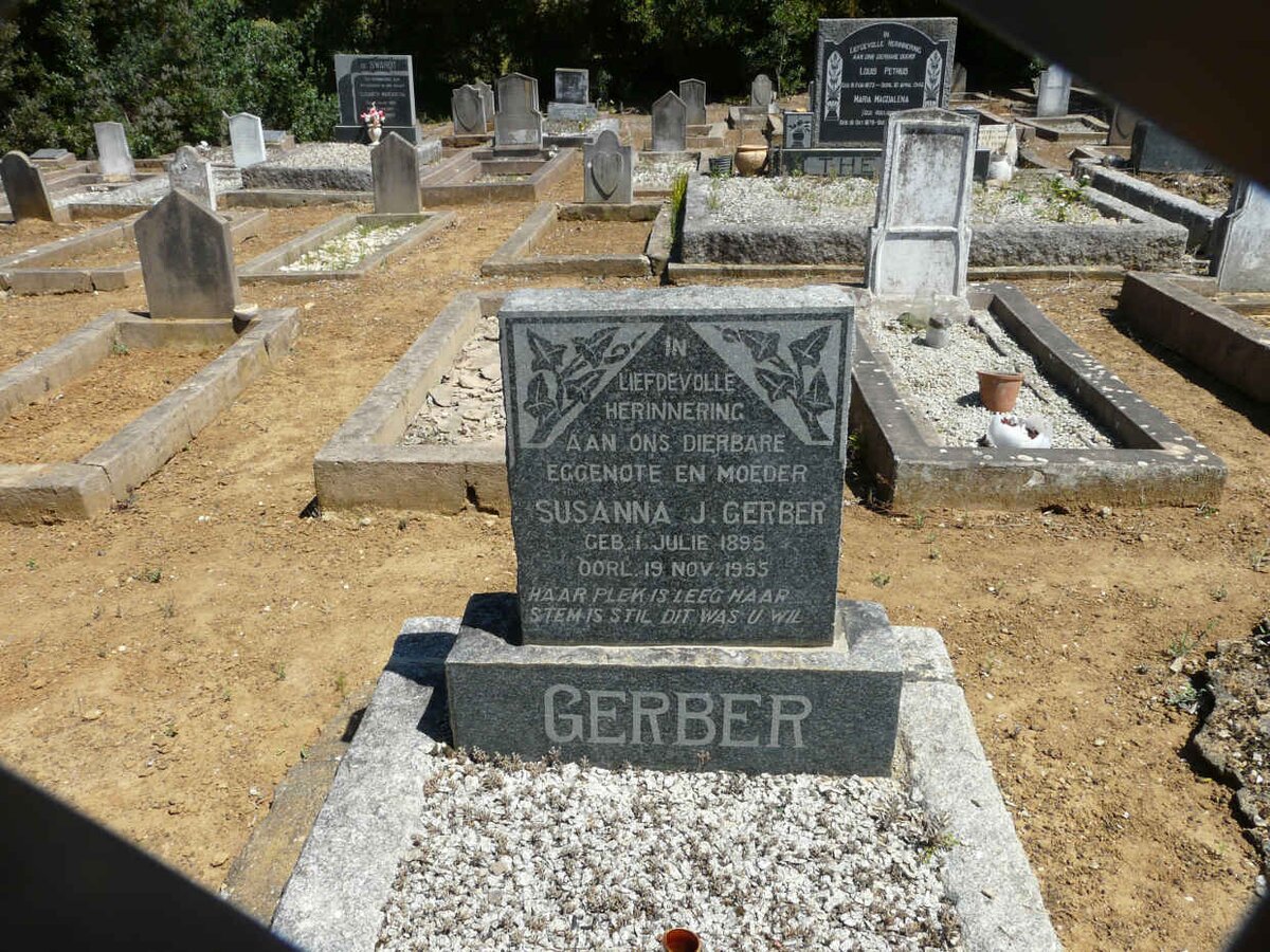 GERBER Susanna J. 1895-1955