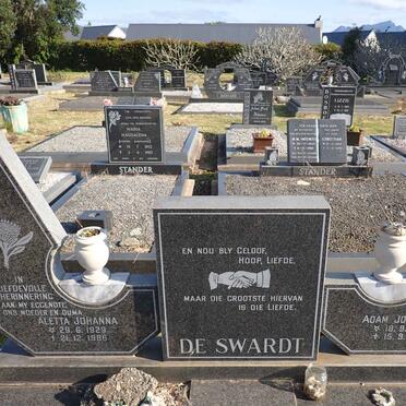 SWARDT Adam Johannes 1923-2011 & Aletta Johanna 1929-1986 