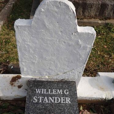 STANDER Willem G. 1920-1947