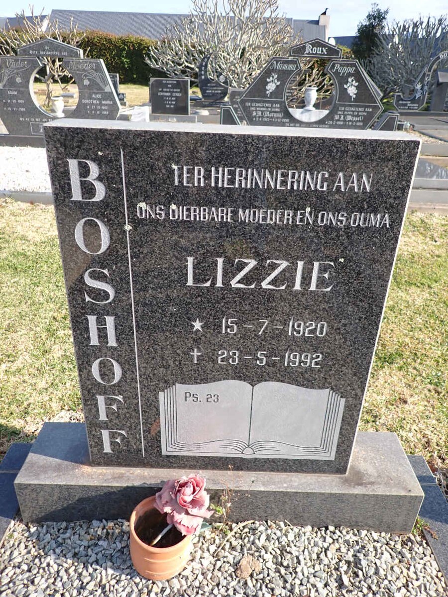 BOSHOFF Lizzie 1920-1992