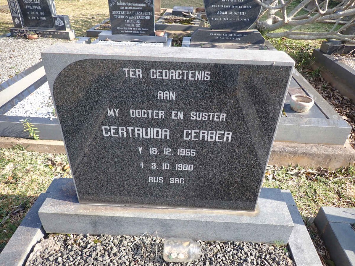 GERBER Gertruida 1955-1980