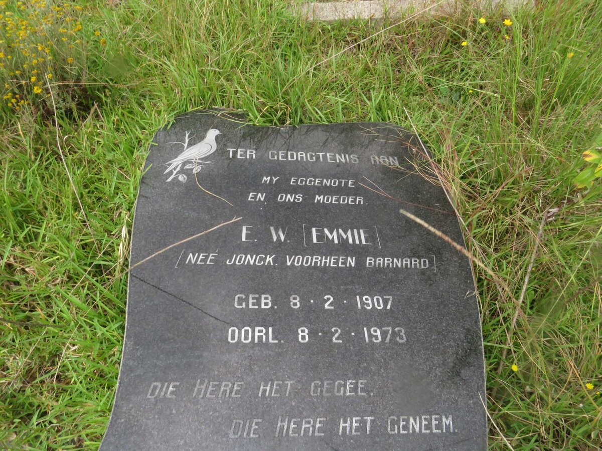 STRYDOM E.W. voorheen BARNARD nee JONCK 1907-1973