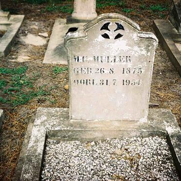 MULLER M.C. 1875-1954