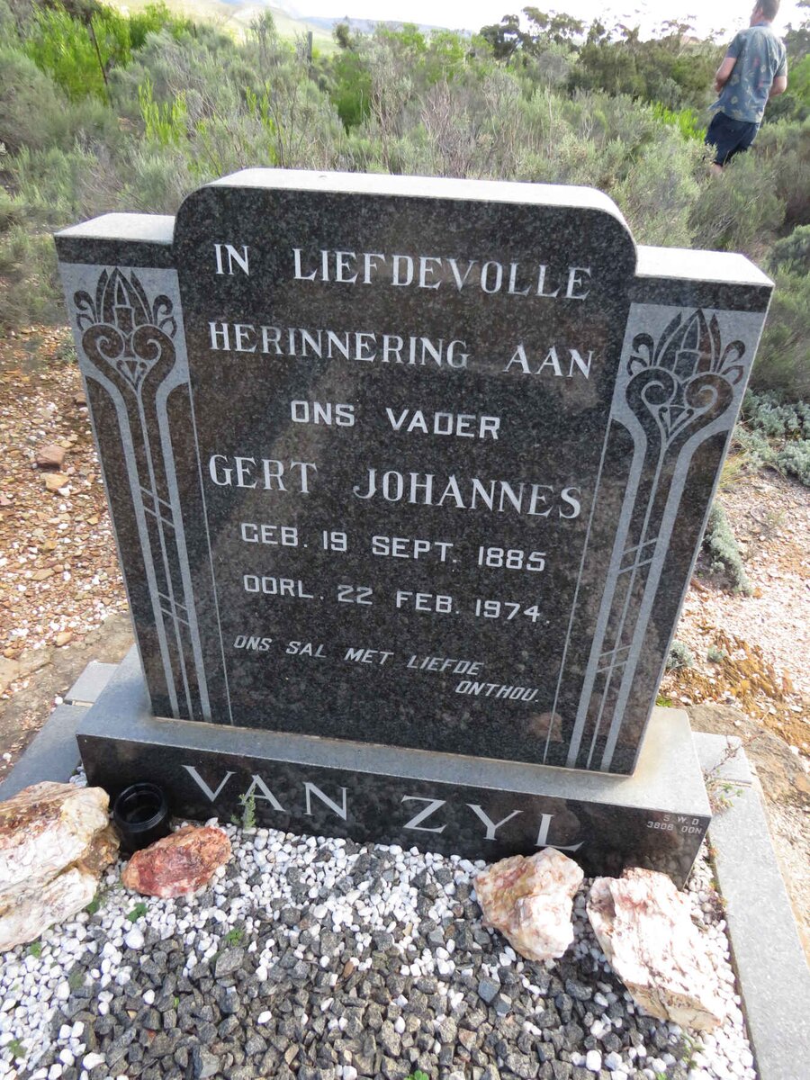 ZYL Gert Johannes, van 1885-1974