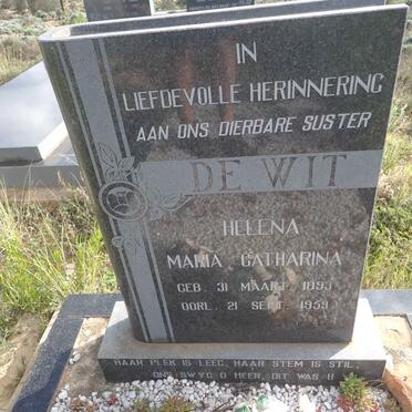 WIT Helena Maria Catharina, de 1893-1959