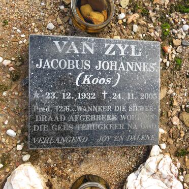 ZYL Jacobus Johannes, van 1932-2005