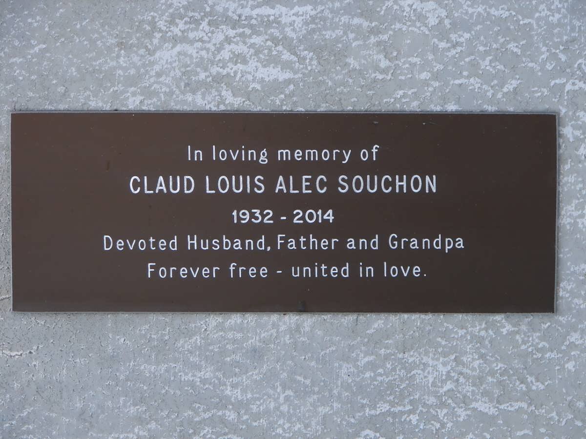 SOUCHON Claud Louis Alec 1932-2014