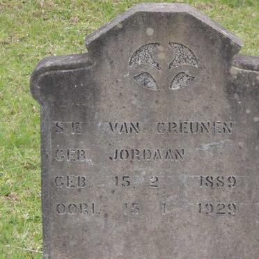 GREUNEN S.E., van nee JORDAAN 1889-1929