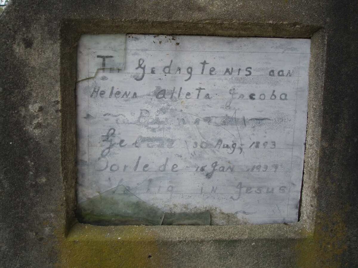 BARNARD Helena Aletta Jacoba 1839-1937