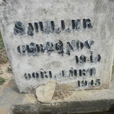 MULLER S. 1944-1945