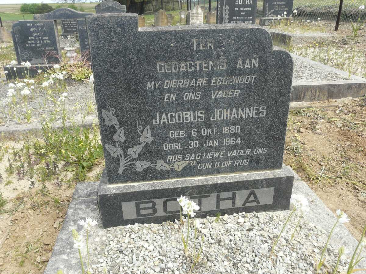 BOTHA Jacobus Johannes 1880-1964
