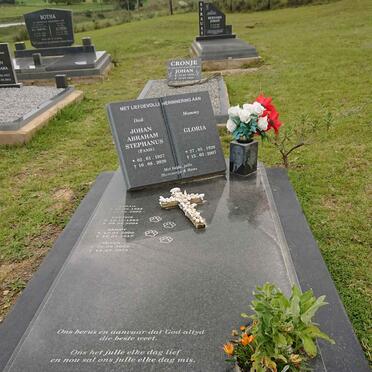 CRONJE Johan Abraham Stefanus 1927-2020 &amp; Gloria 1929-2007
