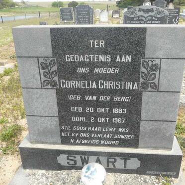 SWART Cornelia Christina nee VAN DER BERG 1883-1967