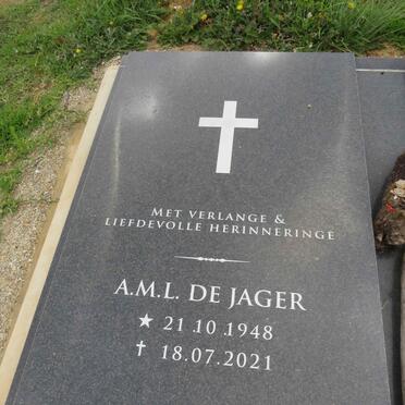 JAGER A.M.L., de 1948-2021