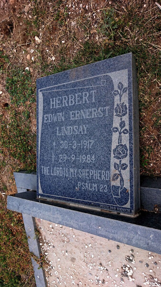 HERBERT Edwin Ernerst Lindsay 1917-1984