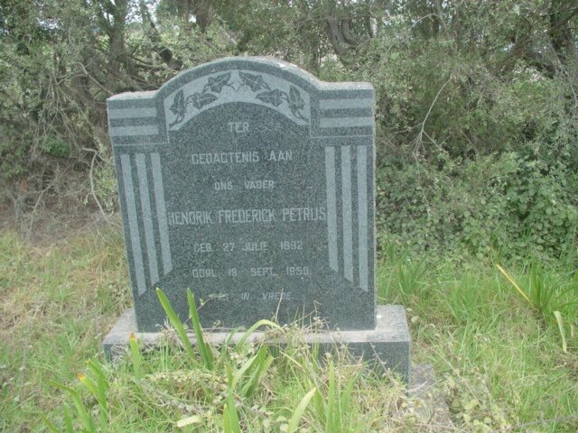 LAMPRECHT Hendrik Frederik Petrus 1892-1959