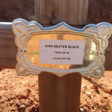 BLACK Ann Bester 1932-2020