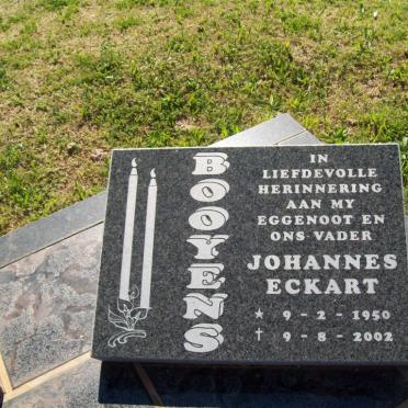 BOOYENS Johannes Eckart 1950-2002