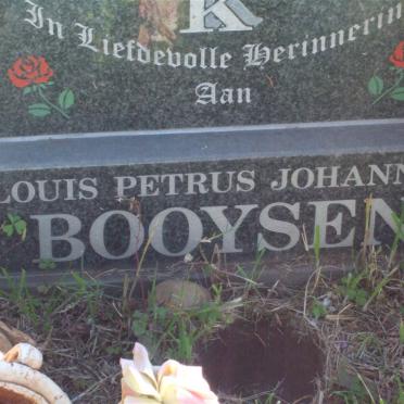BOOYSEN Louis Petrus Johannes 1934-2000 