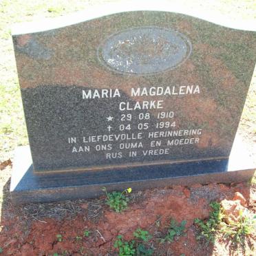 CLARKE Maria Magdalena 1910-1994