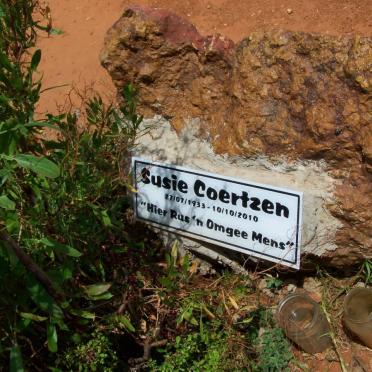 COERTZEN Susie 1933-2010