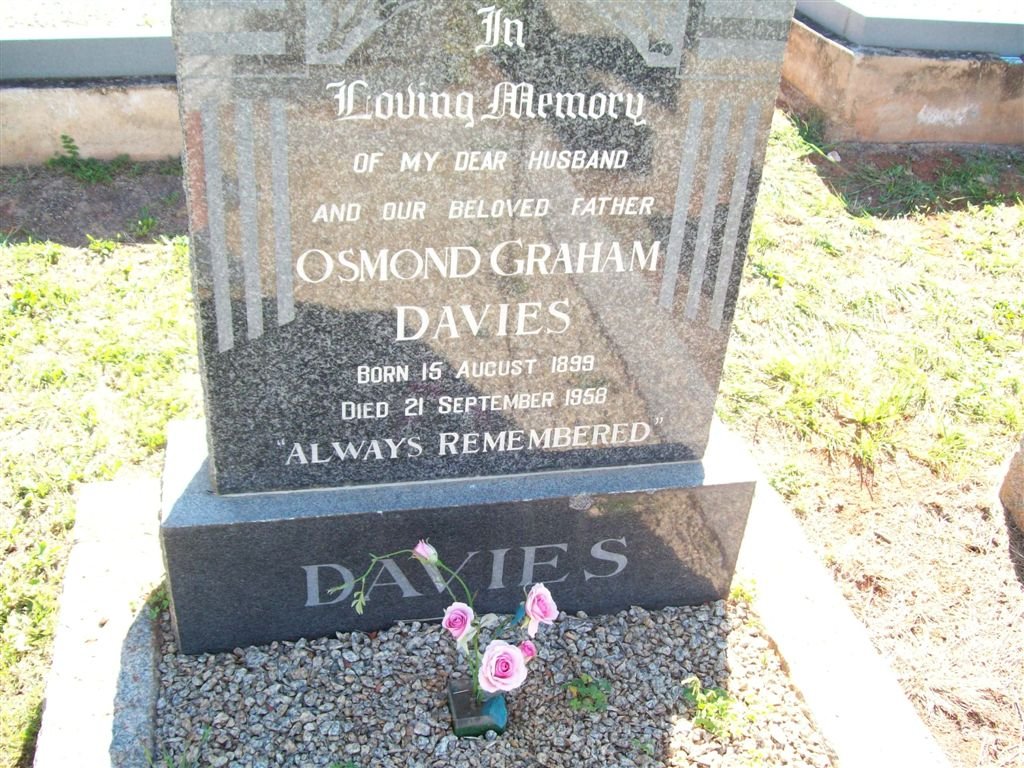 DAVIES Osmond Graham 1899-1958