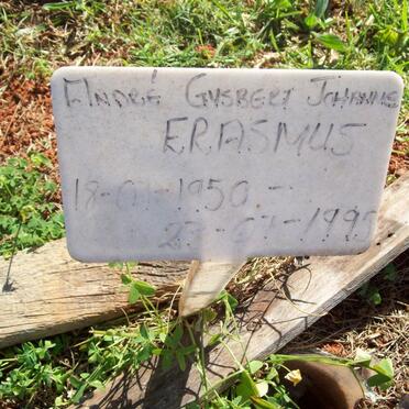 ERASMUS André Gysbert Johannis 1950-1995
