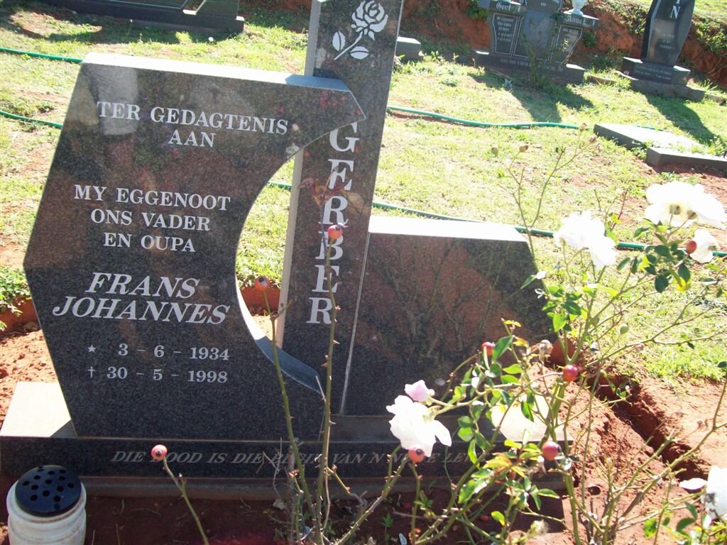 GERBER Frans Johannes 1934-1998